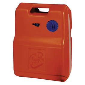 Can Rectangular PLASTIC OUTBOARD FUEL TANKS 29L+SG